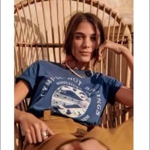 Sezane Hot Springs T-Shirt Sz. S